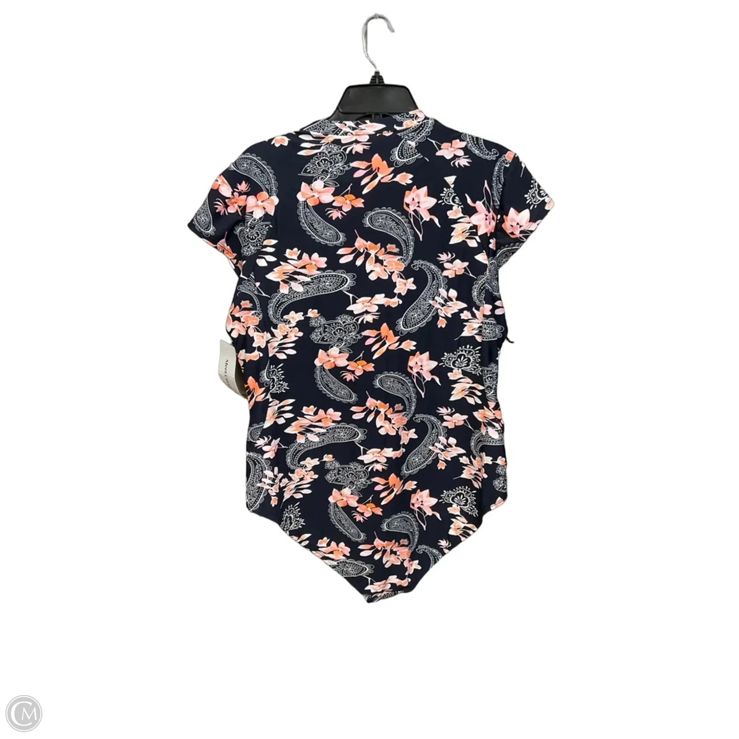 Swimsuit By Clothes Mentor In Navy, Size: 3x