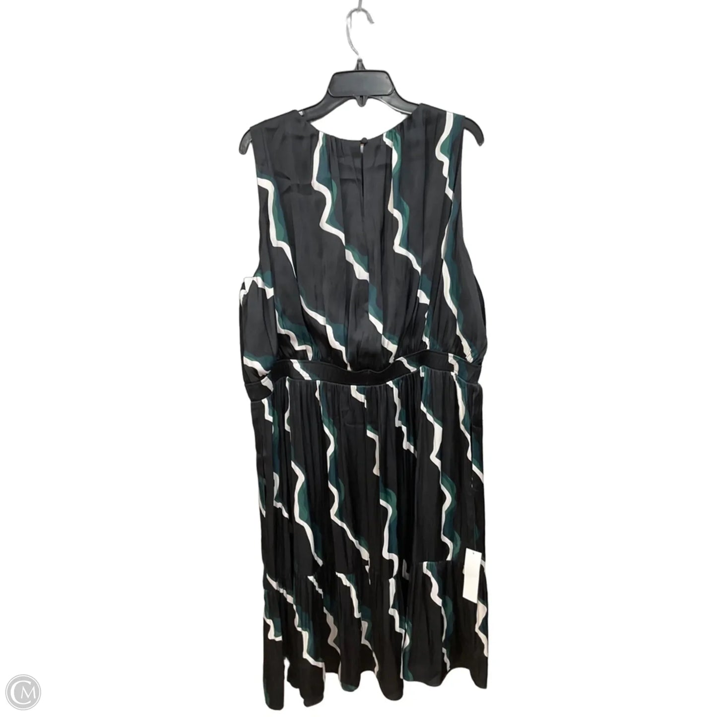 Dress Casual Midi By Lane Bryant In Black, Size: Xxl