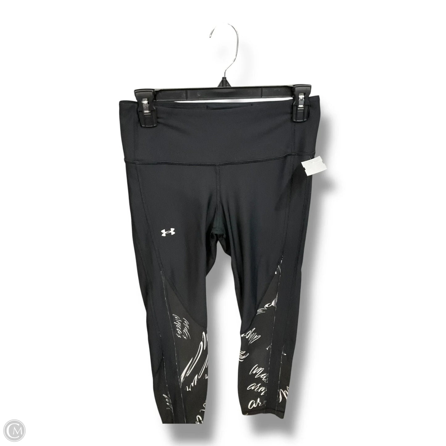 Athletic Capris By Under Armour In Black, Size: M
