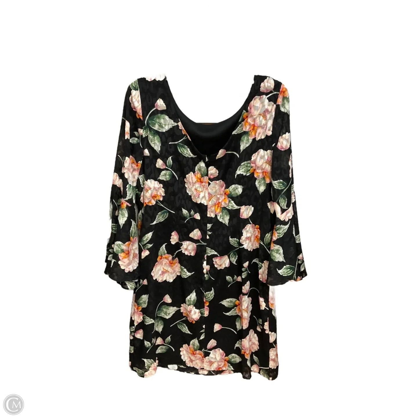 Dress Casual Midi By Jessica Howard In Floral Print, Size: L