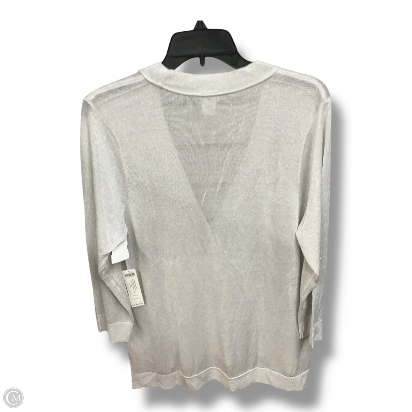 Cardigan By Chicos In Grey, Size: L
