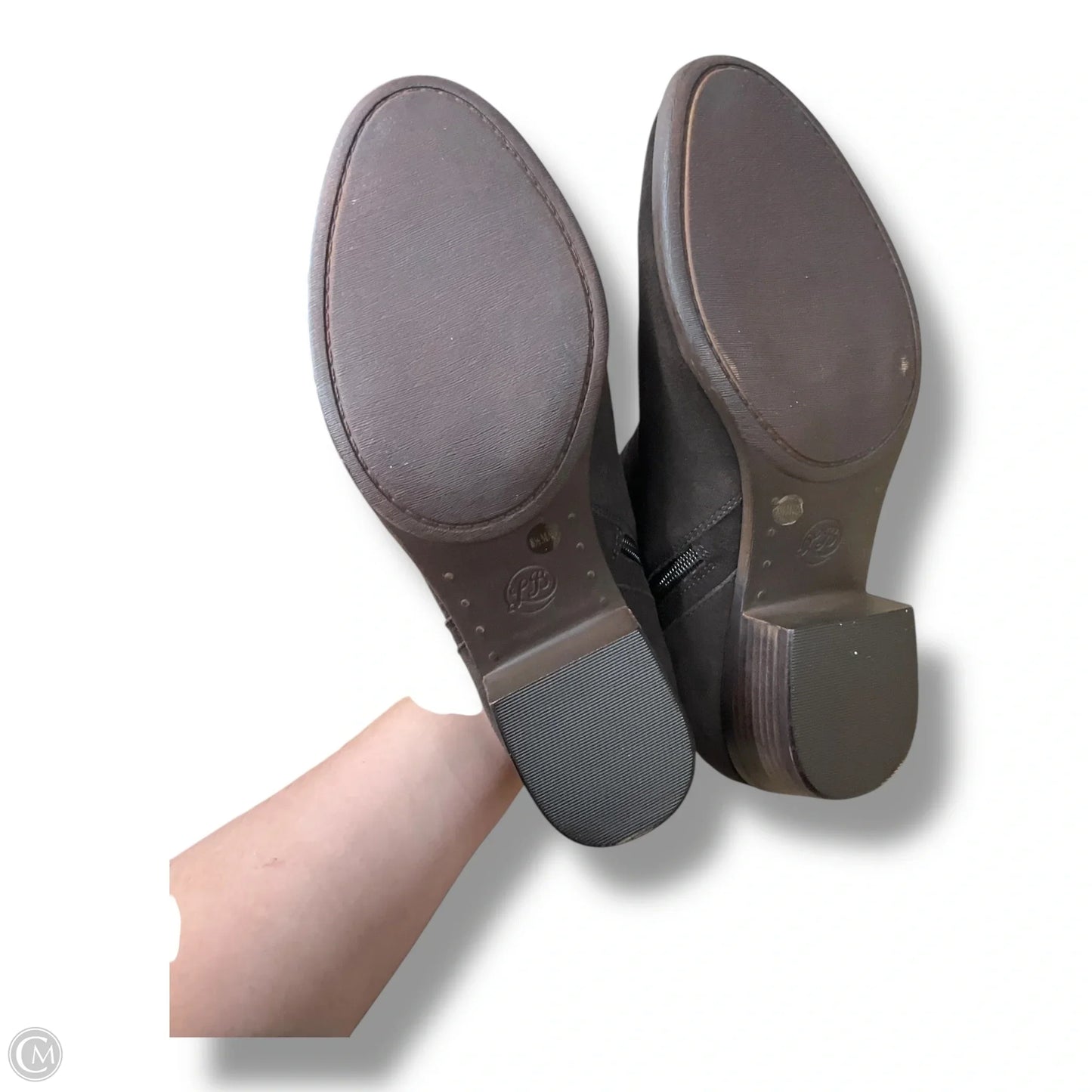 Boots Ankle Heels By Lucky Brand In Brown, Size: 8.5