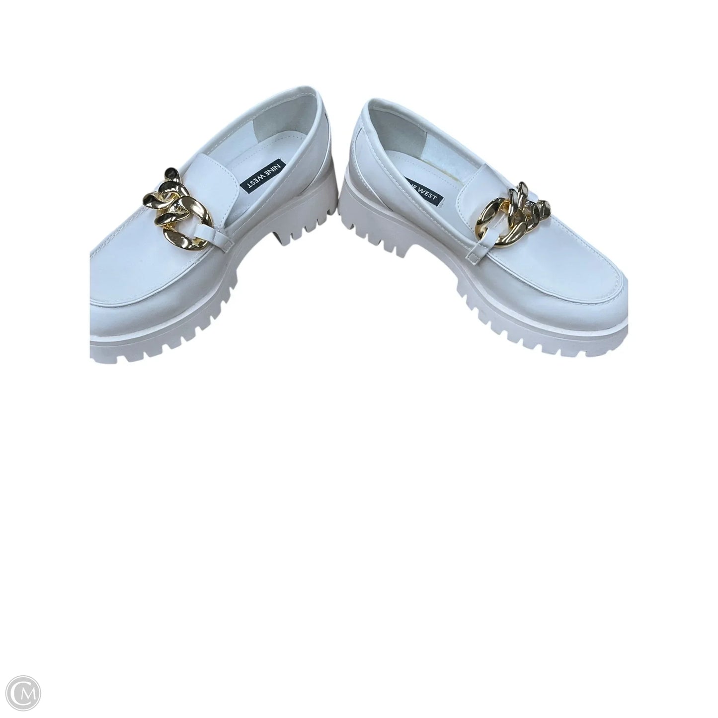 Shoes Heels Block By Nine West In White, Size: 6.5