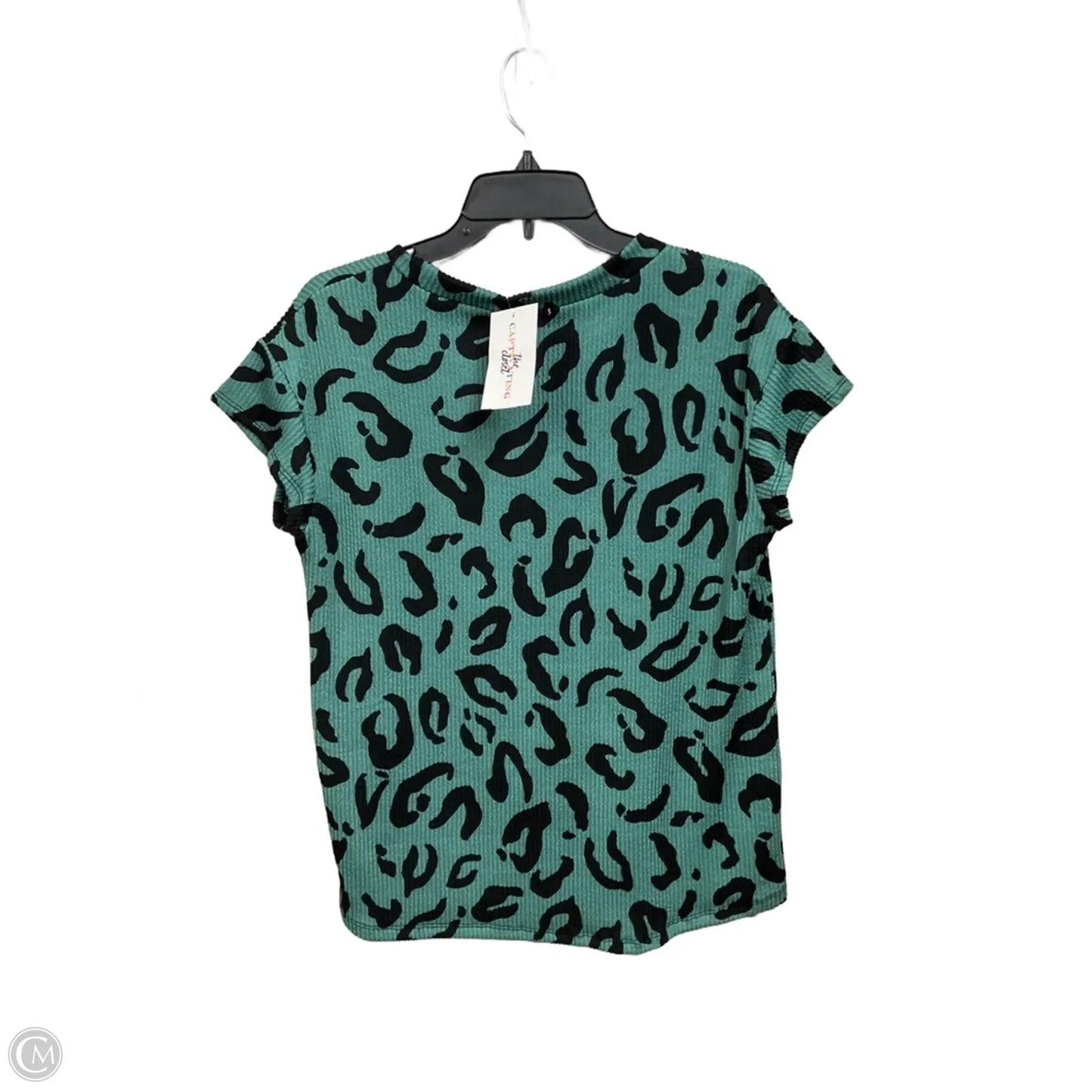 Top Short Sleeve By Clothes Mentor In Animal Print, Size: S