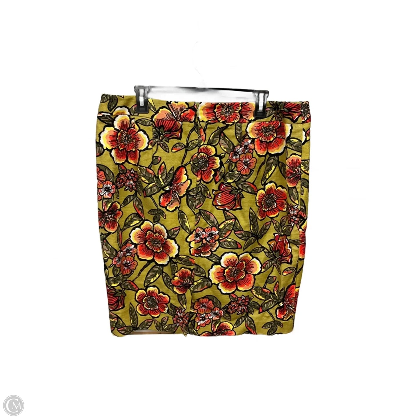 Skirt Midi By Loft In Floral Print, Size: 16