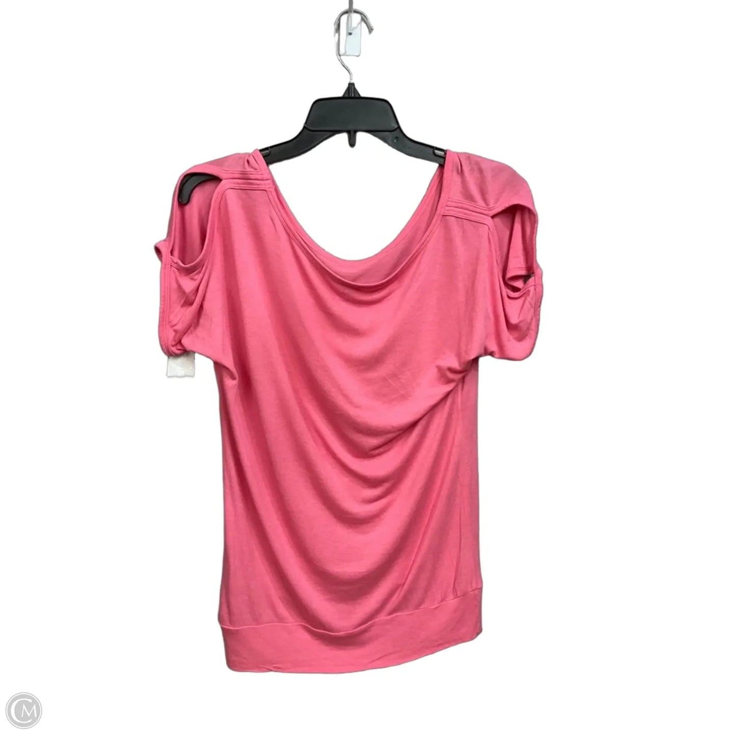 Top Short Sleeve By New York And Co In Pink, Size: Xs