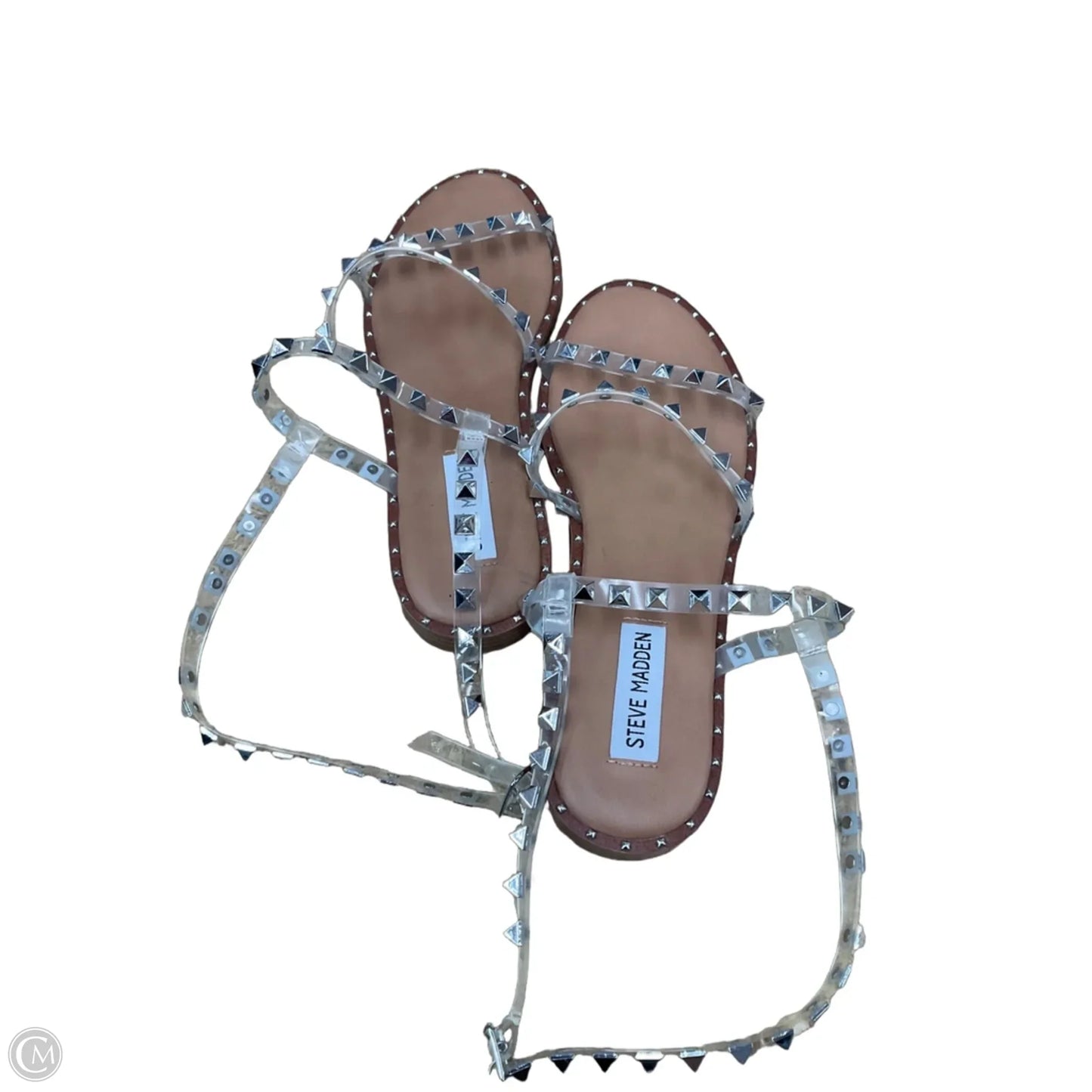 Sandals Flats By Steve Madden In Clear, Size: 7.5