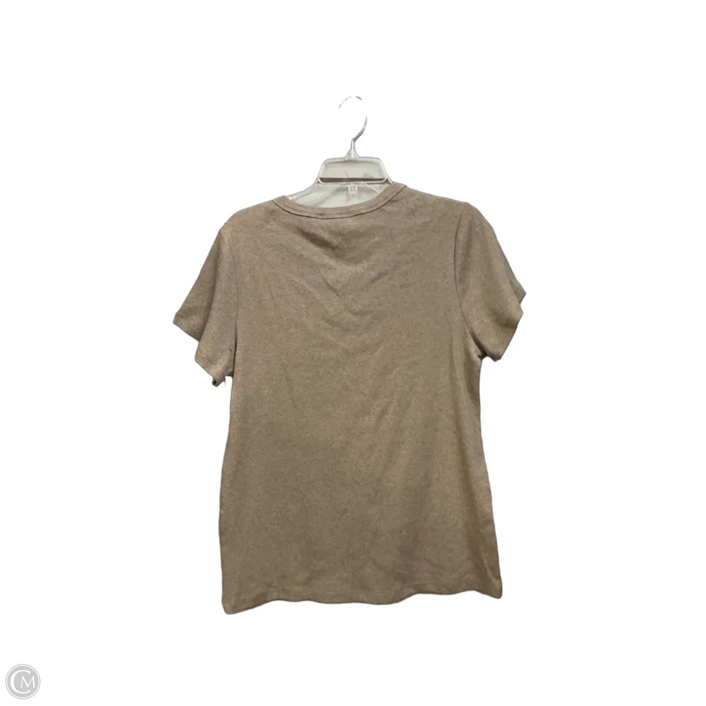 Top Short Sleeve By Market & Spruce In Tan, Size: 2x