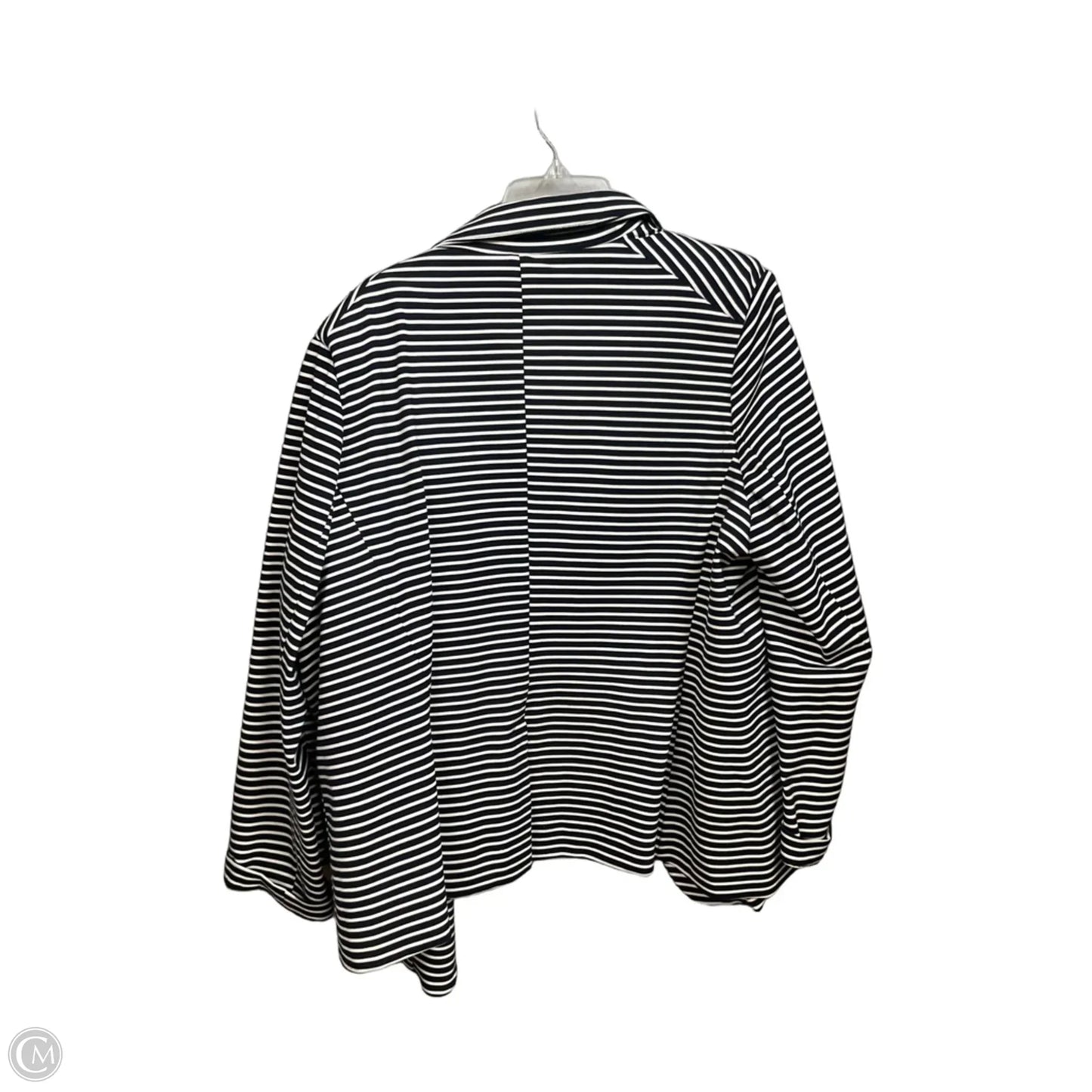 Blazer By Clothes Mentor In Striped Pattern, Size: 2x