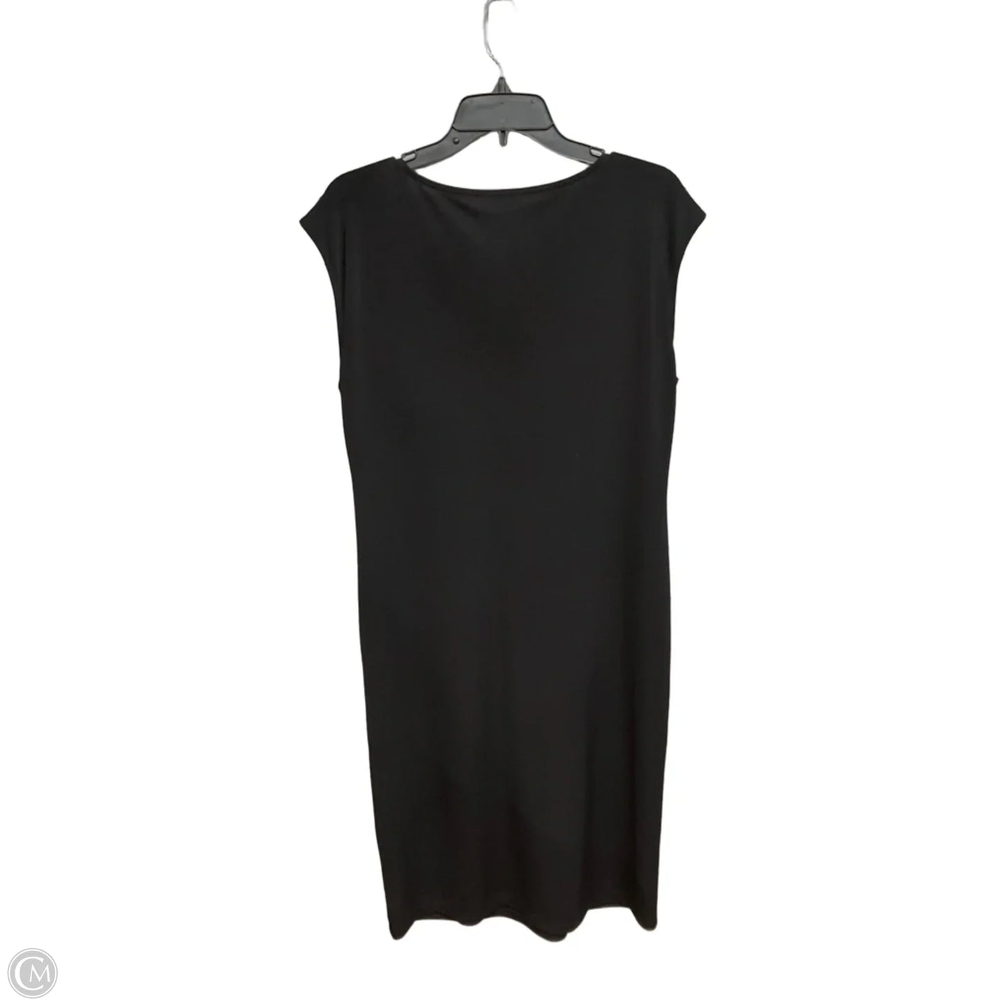 Dress Casual Midi By Talbots In Black, Size: L