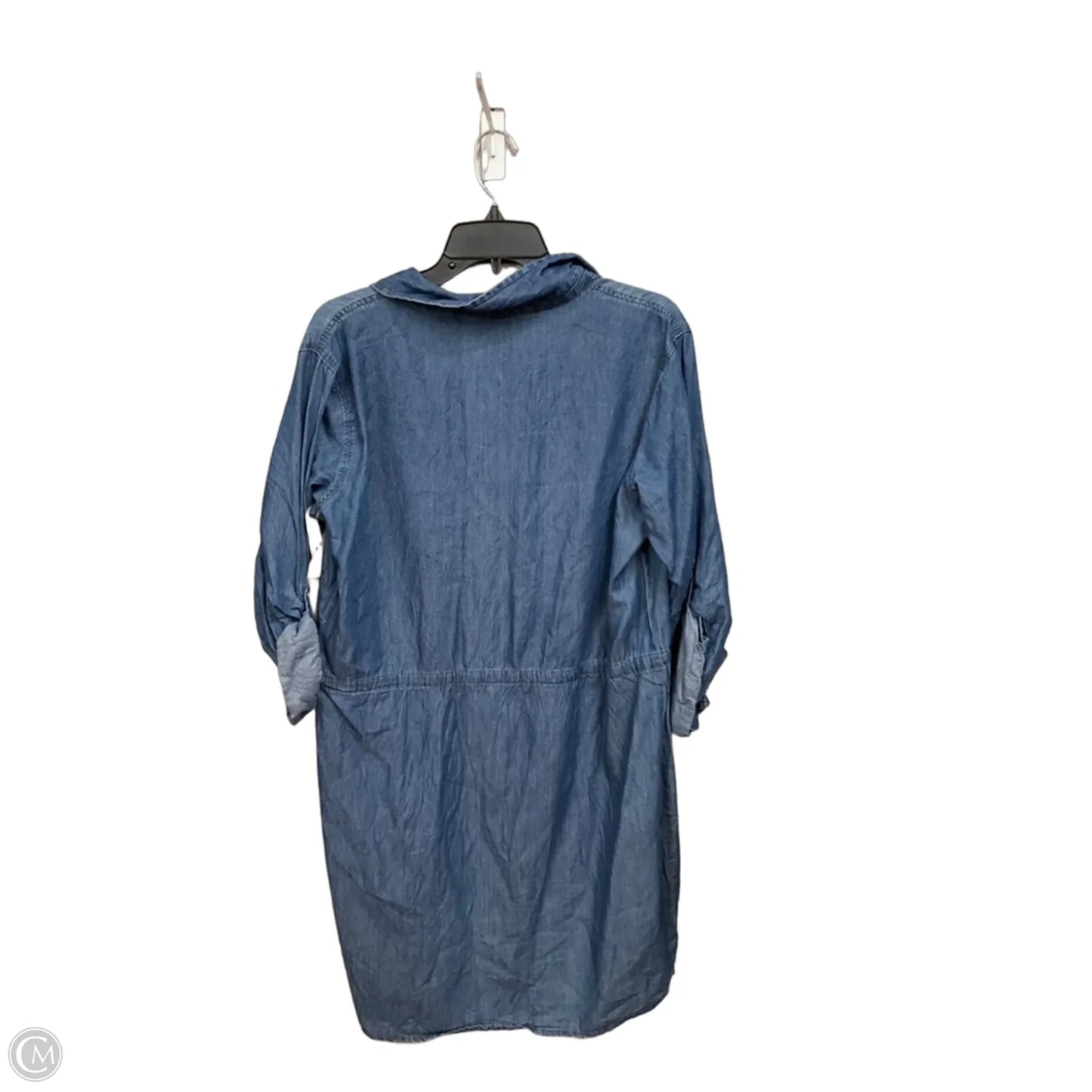 Dress Casual Midi By Serra In Blue Denim, Size: L