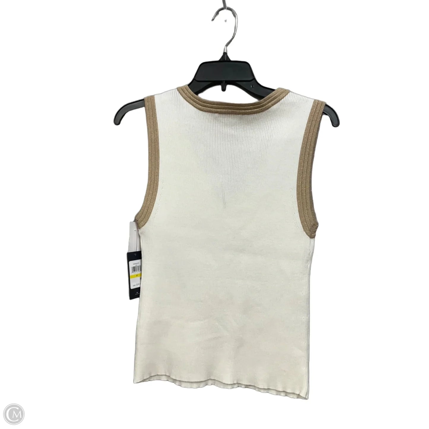 Top Sleeveless By Tommy Hilfiger In White, Size: M