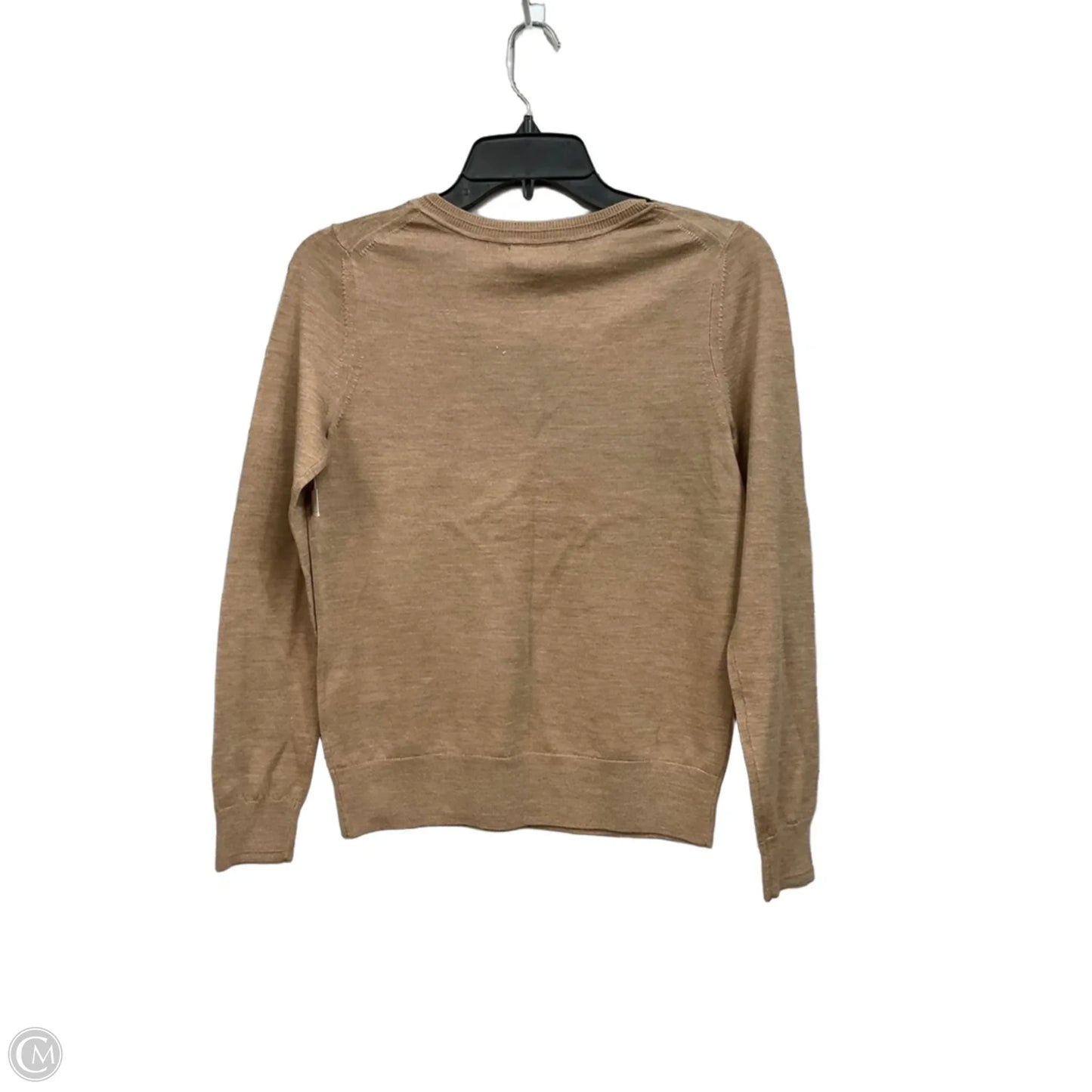 Top Long Sleeve Basic By Banana Republic In Tan, Size: S