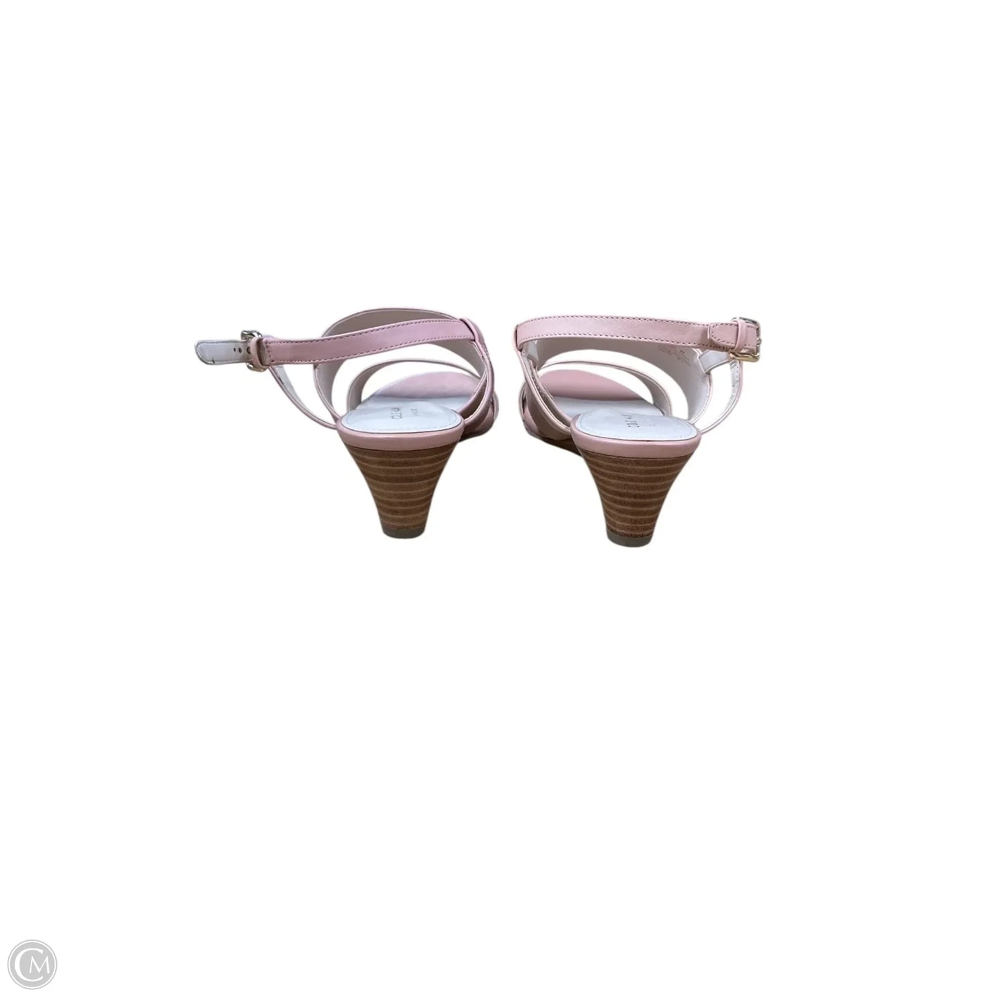 Sandals Heels Wedge By Cole-haan In Pink, Size: 9