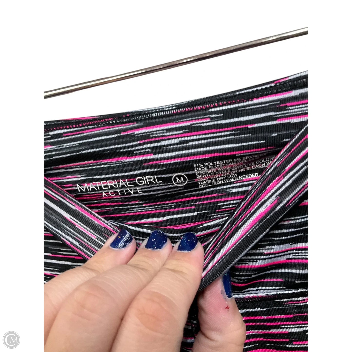 Athletic Capris By Material Girl In Multi-colored, Size: M