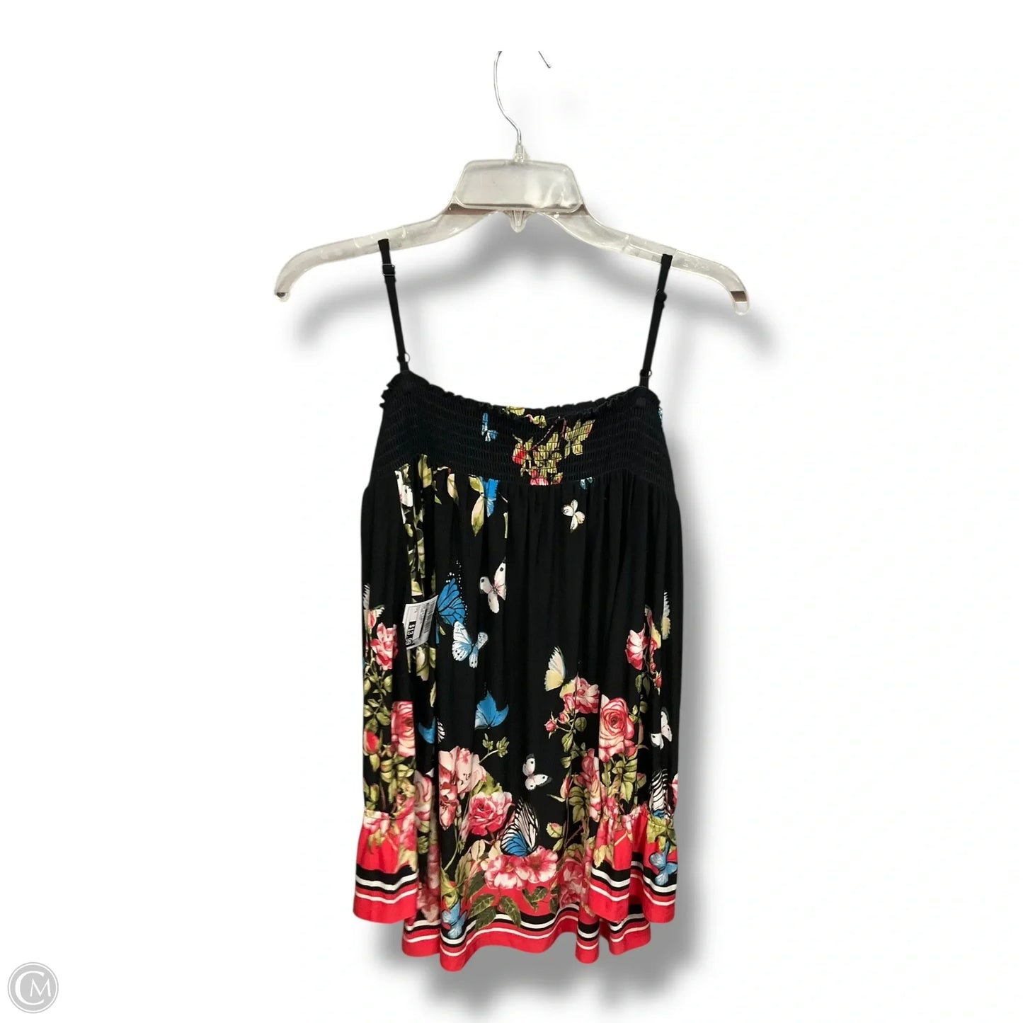 Top 3/4 Sleeve By Inc In Floral Print, Size: L