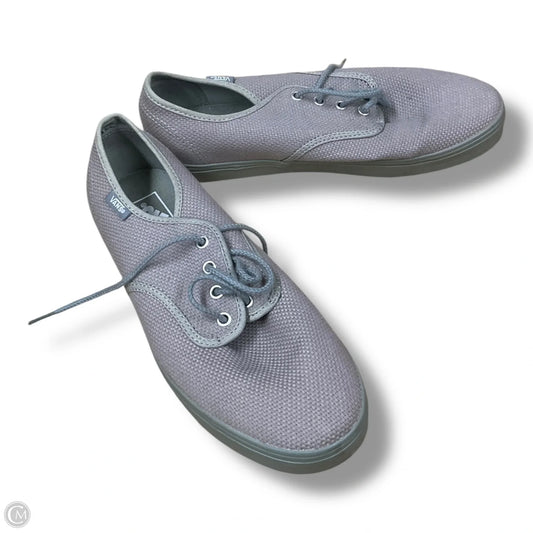 Shoes Flats By Vans In Grey, Size: 8.5
