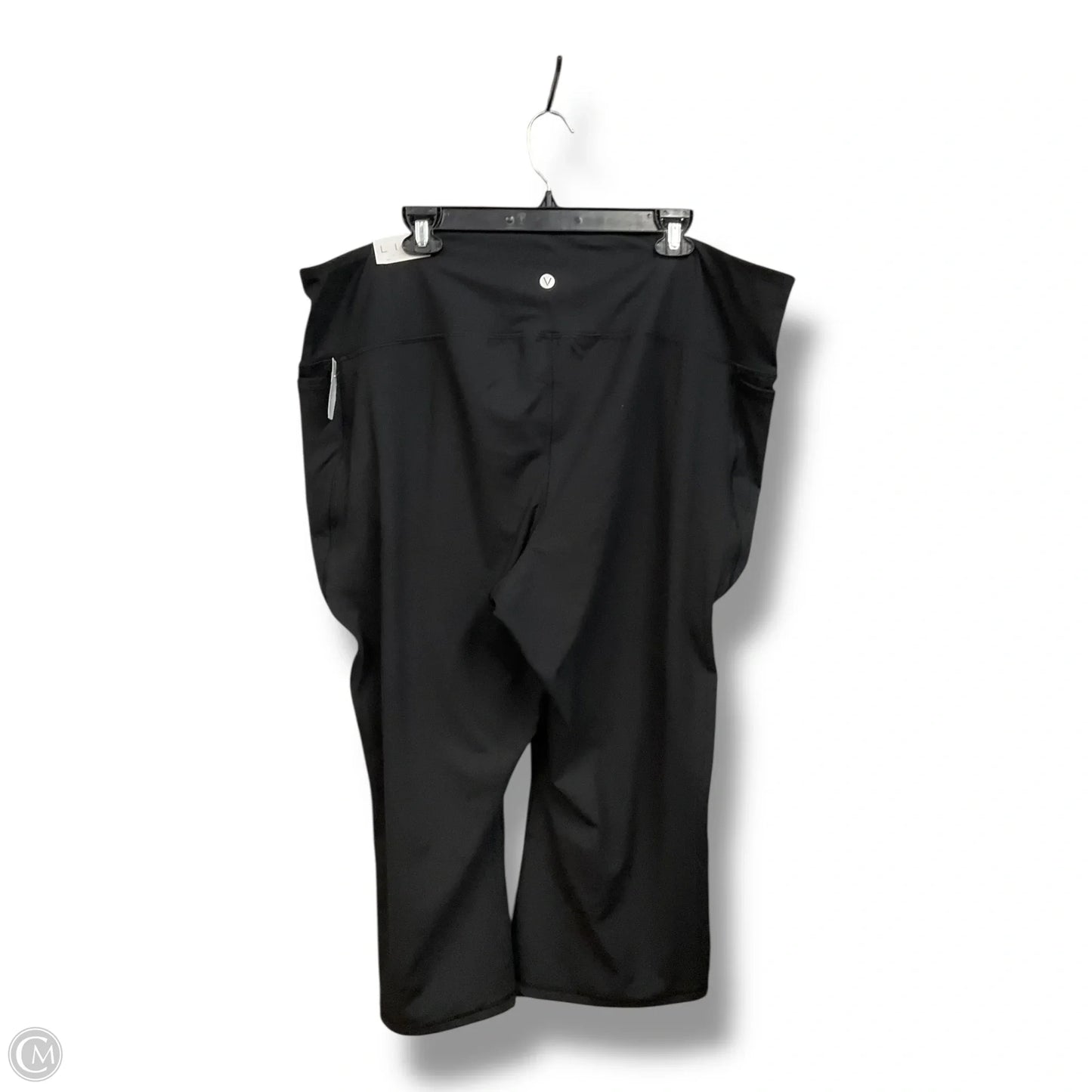 Athletic Capris By Livi Active In Black, Size: 4x