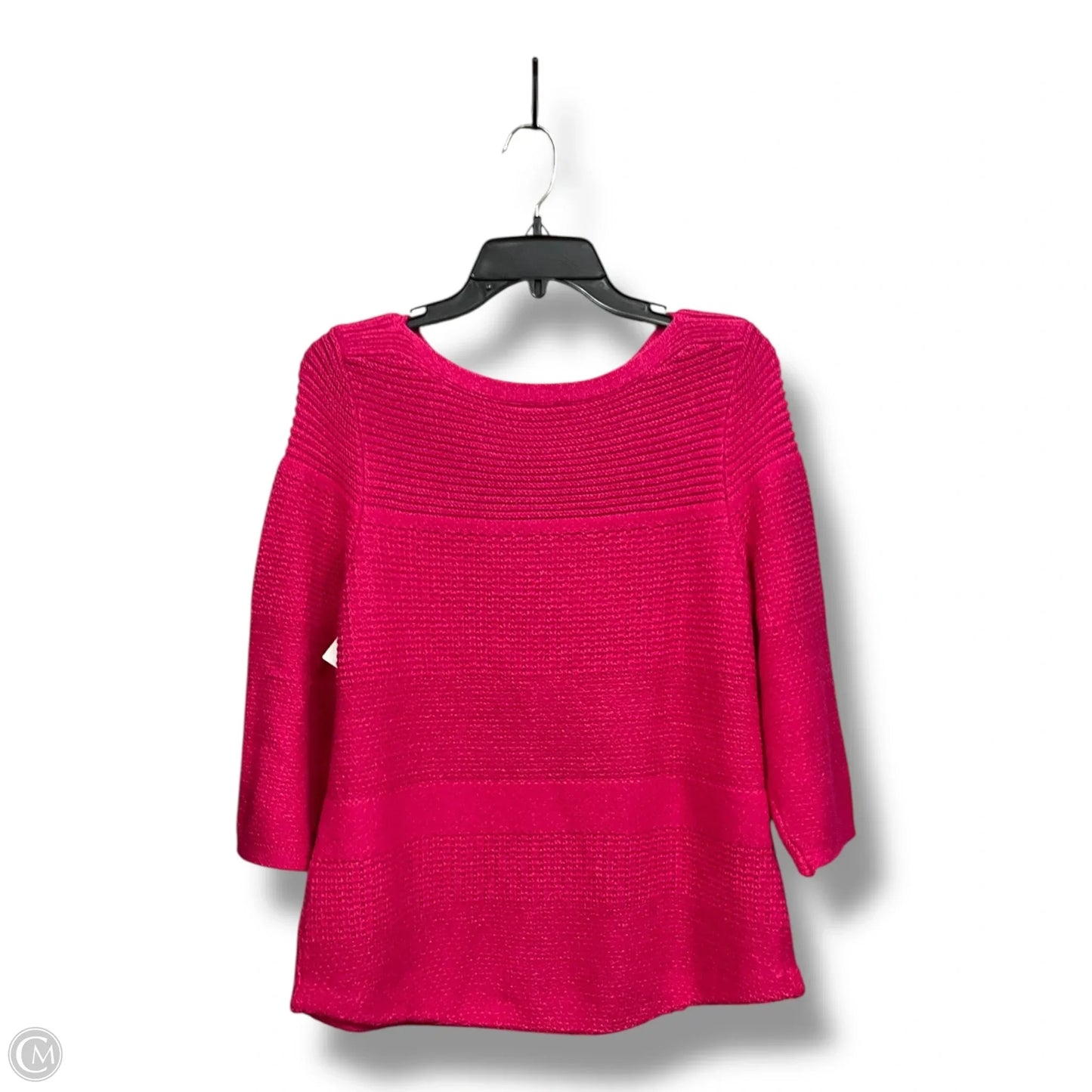 Sweater By Chicos In Pink, Size: M