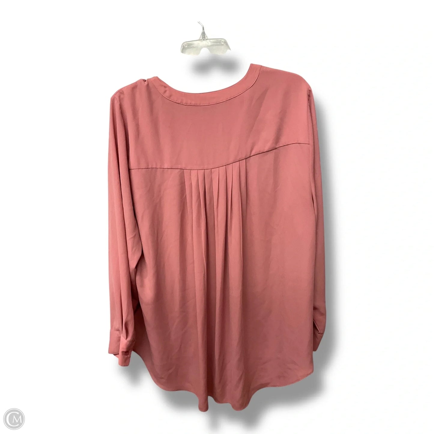 Blouse Long Sleeve By Lane Bryant In Mauve, Size: 2x