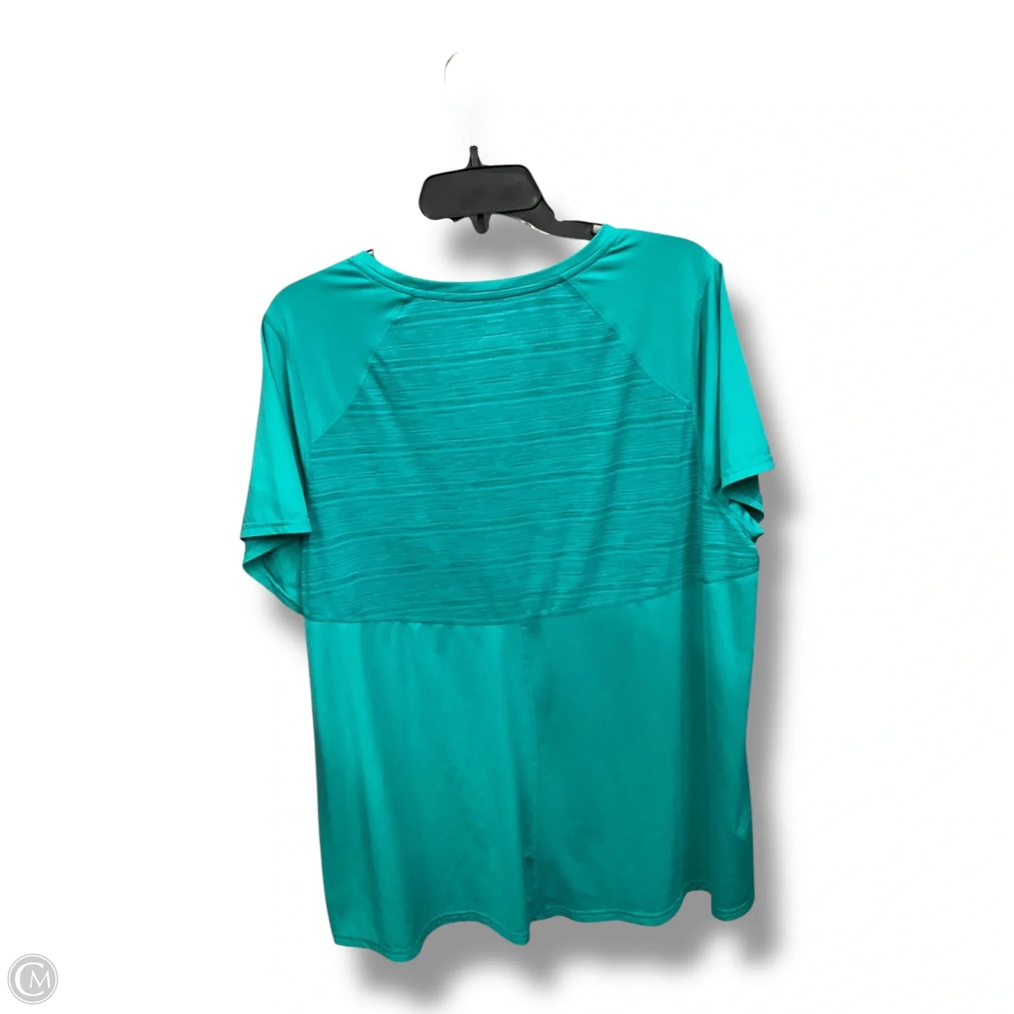 Athletic Top Short Sleeve By Tek Gear In Green, Size: 2x