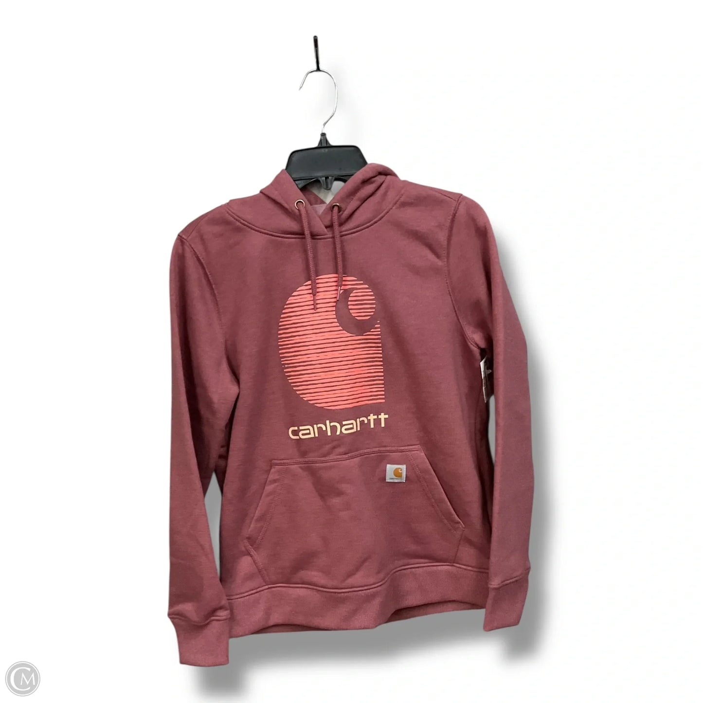 Sweatshirt Hoodie By Carhartt In Red, Size: S