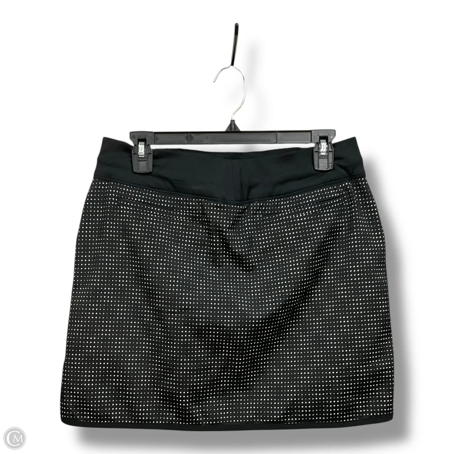 Athletic Skort By Adidas In Black & White, Size: S