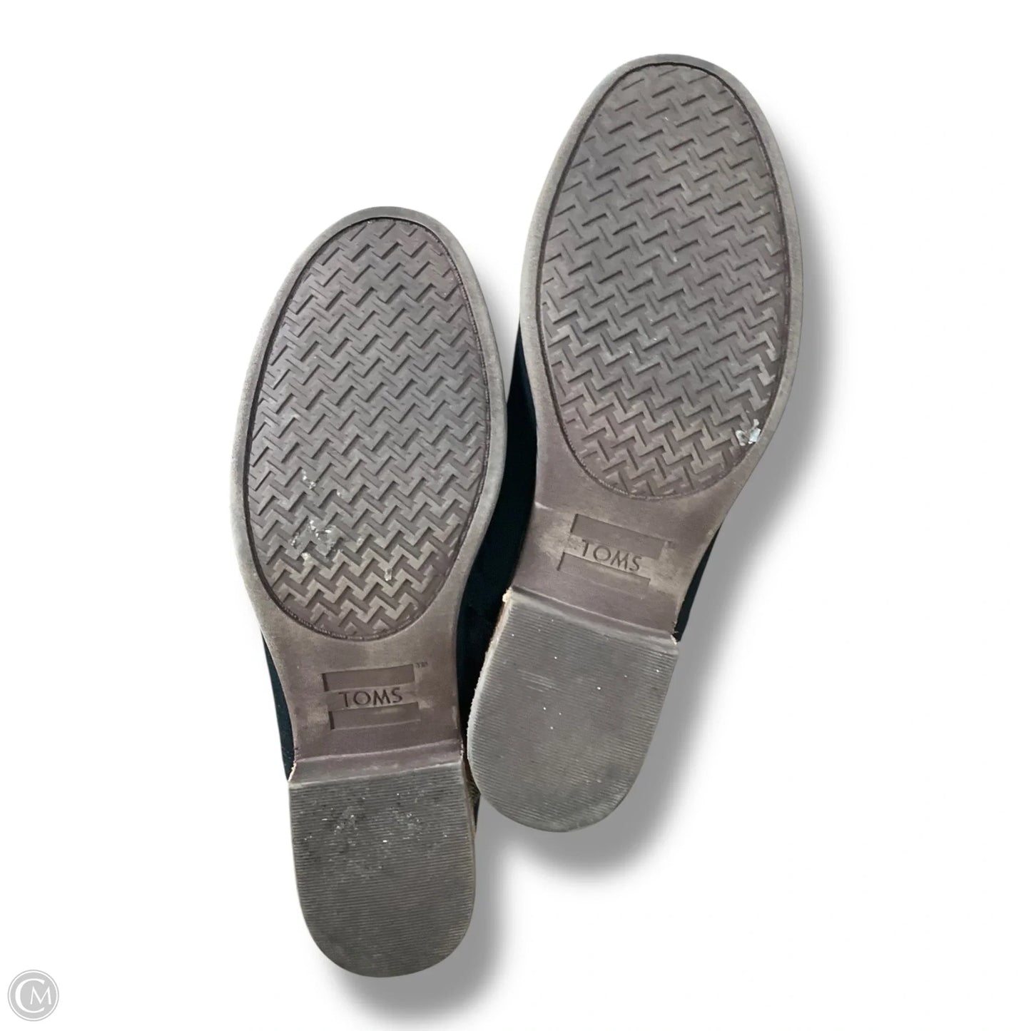 Boots Ankle Heels By Toms In Plaid Pattern, Size: 6.5