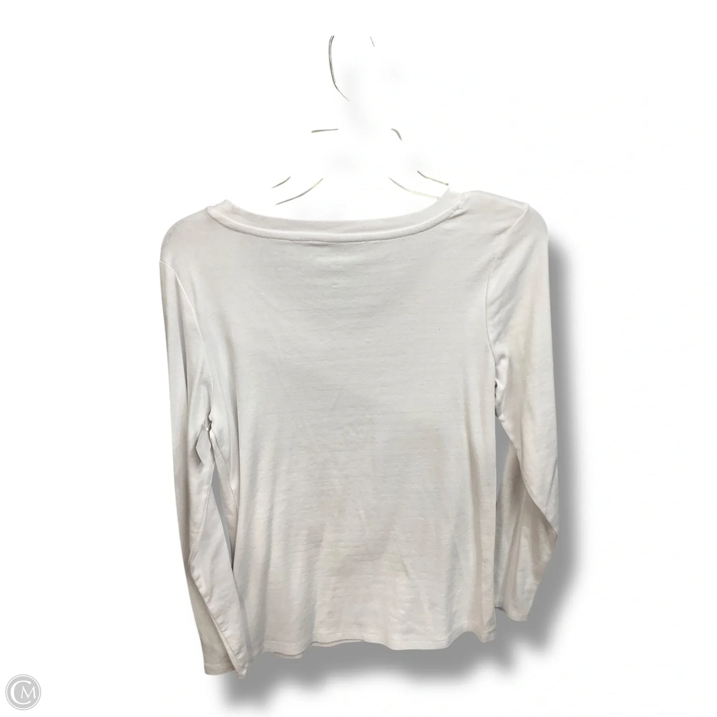 Top Long Sleeve By Cynthia Rowley In White, Size: L