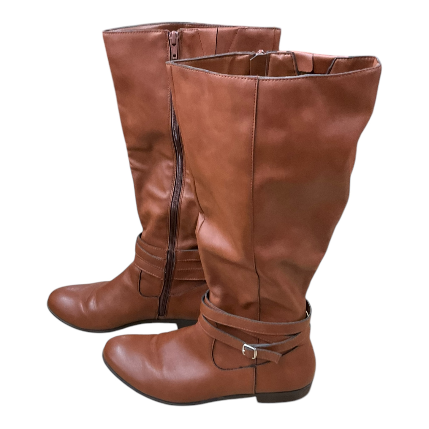 Boots Mid-calf Flats By Style And Company Size: 7.5
