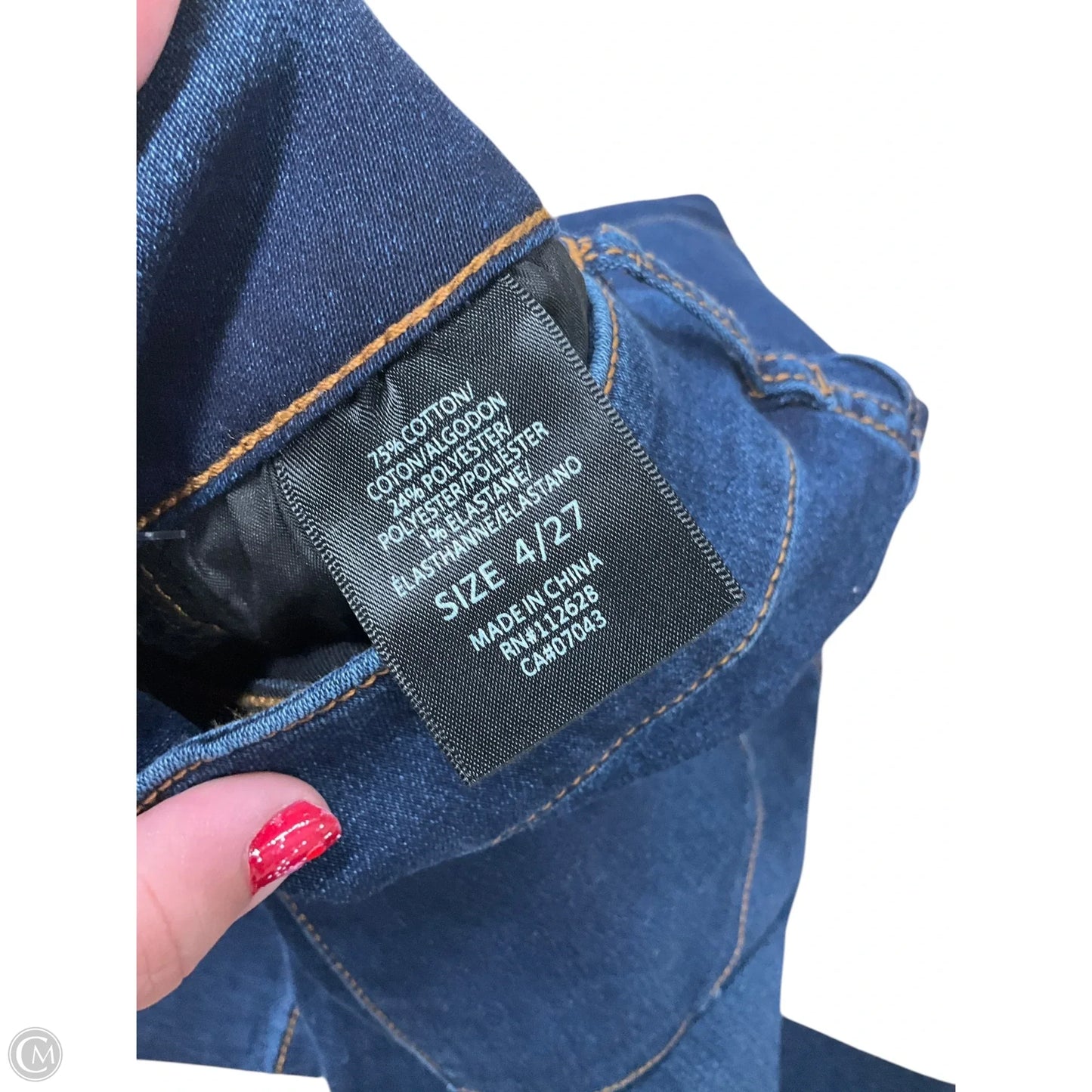 Jeans Boot Cut By Tahari By Arthur Levine In Blue, Size: 4