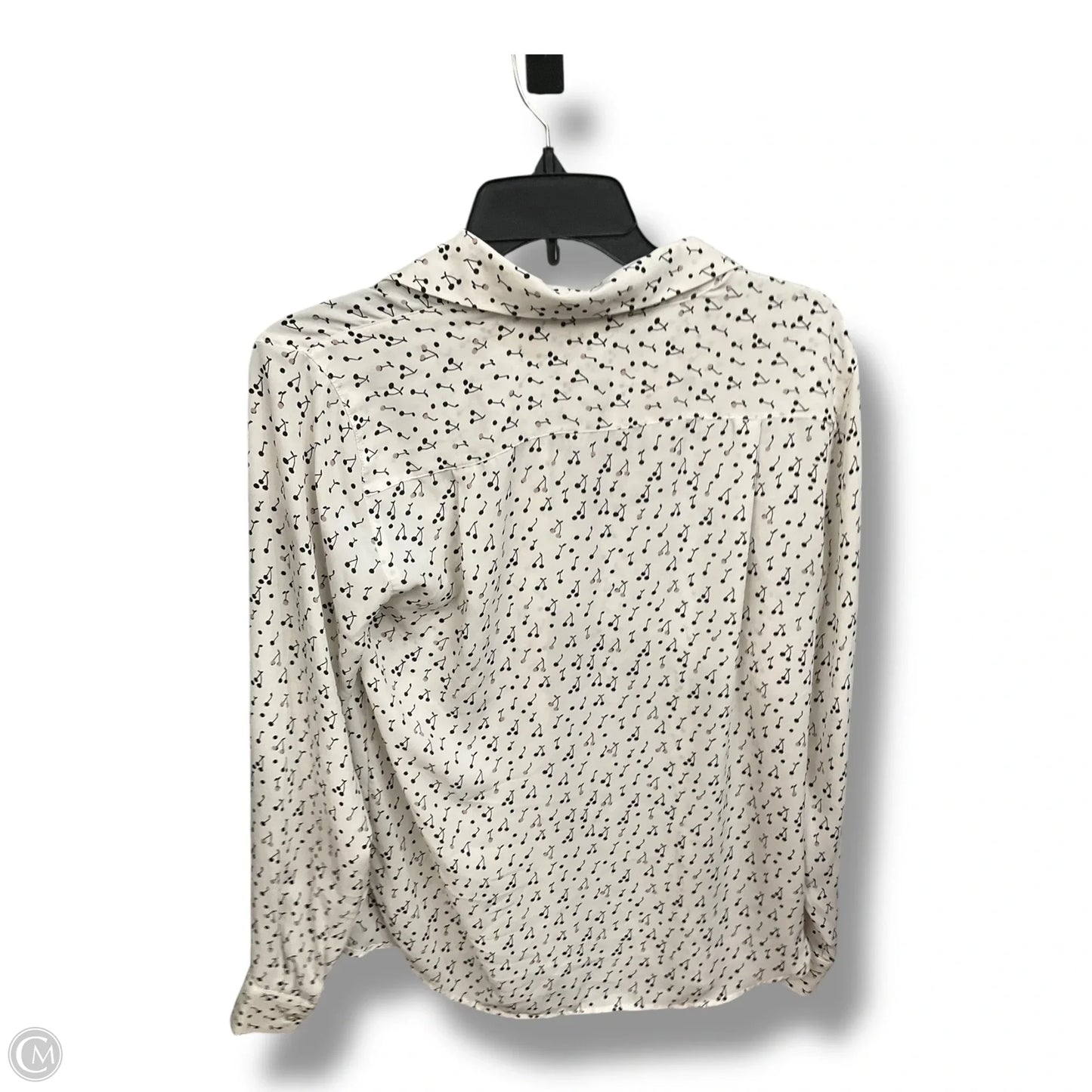 Blouse Long Sleeve By Loft In Multi-colored, Size: S