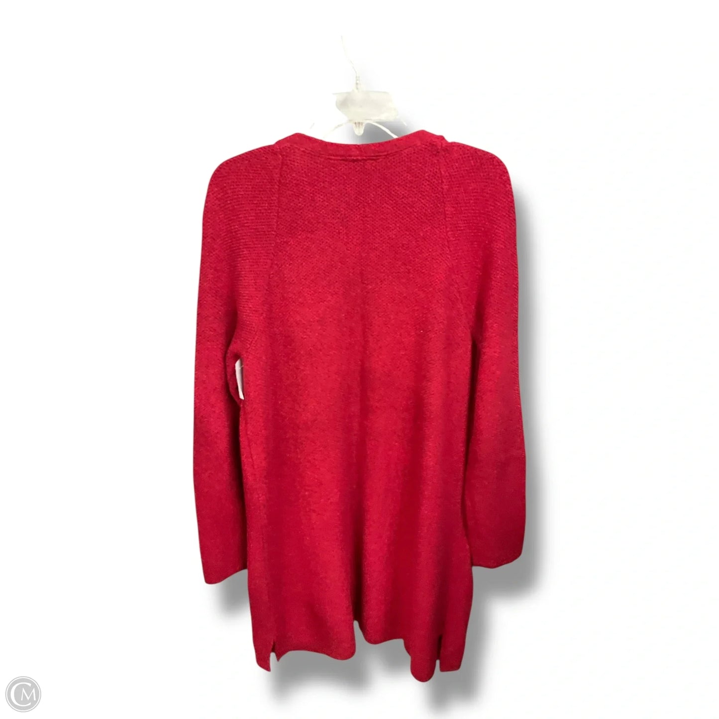 Sweater Cardigan By J. Jill In Red, Size: M