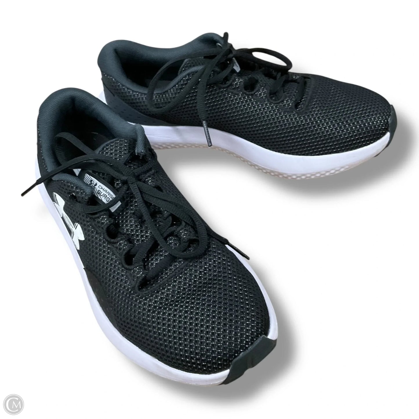 Shoes Athletic By Under Armour In Black & White, Size: 9