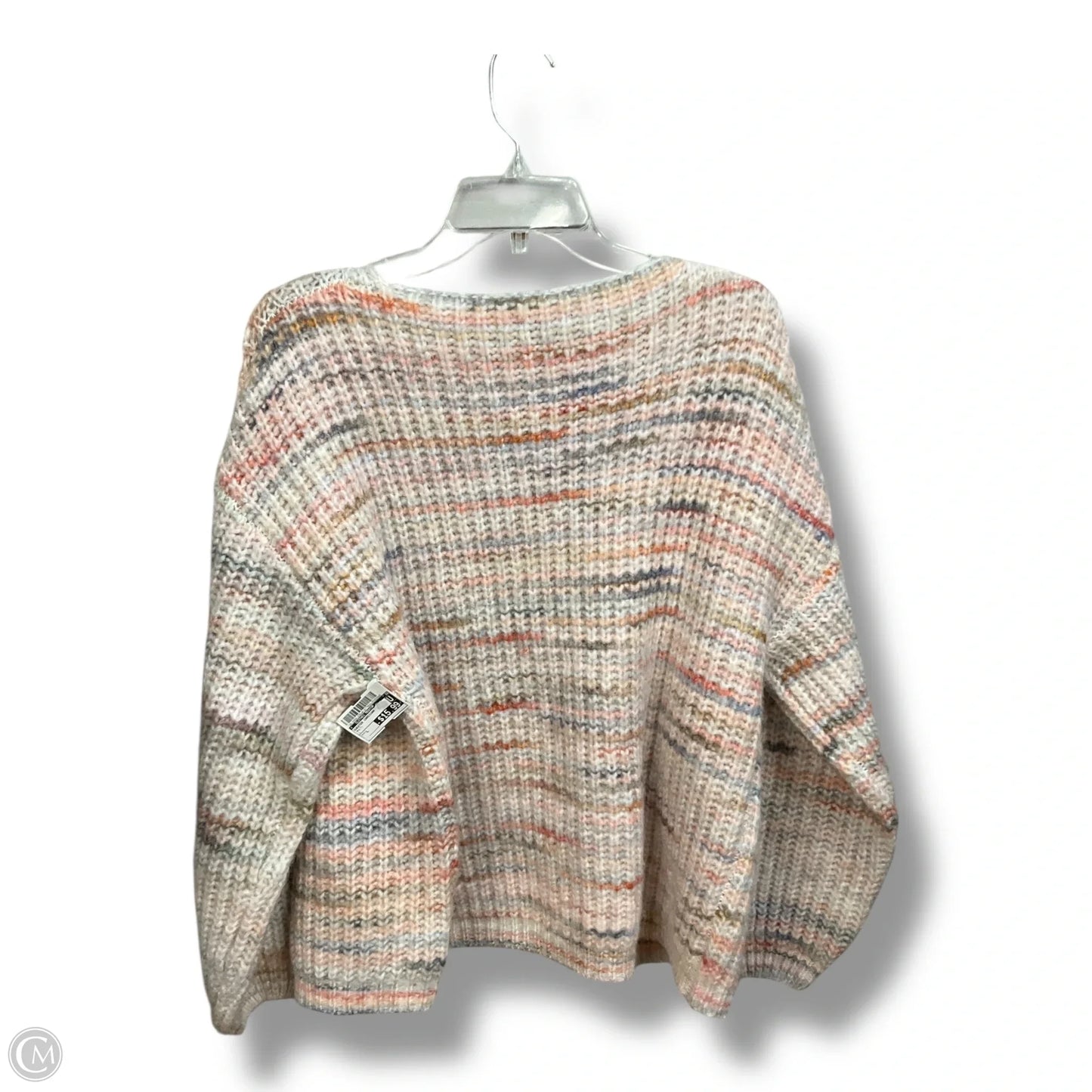 Sweater Cardigan By Clothes Mentor In Multi-colored, Size: L