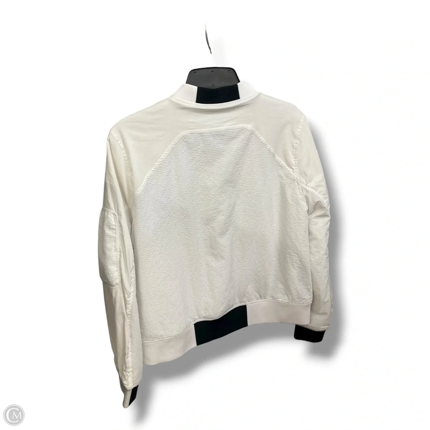 Athletic Jacket By Under Armour In White, Size: L