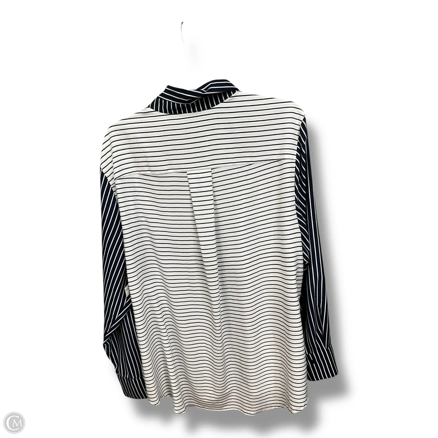 Blouse Long Sleeve By Lane Bryant In Striped Pattern, Size: 2x