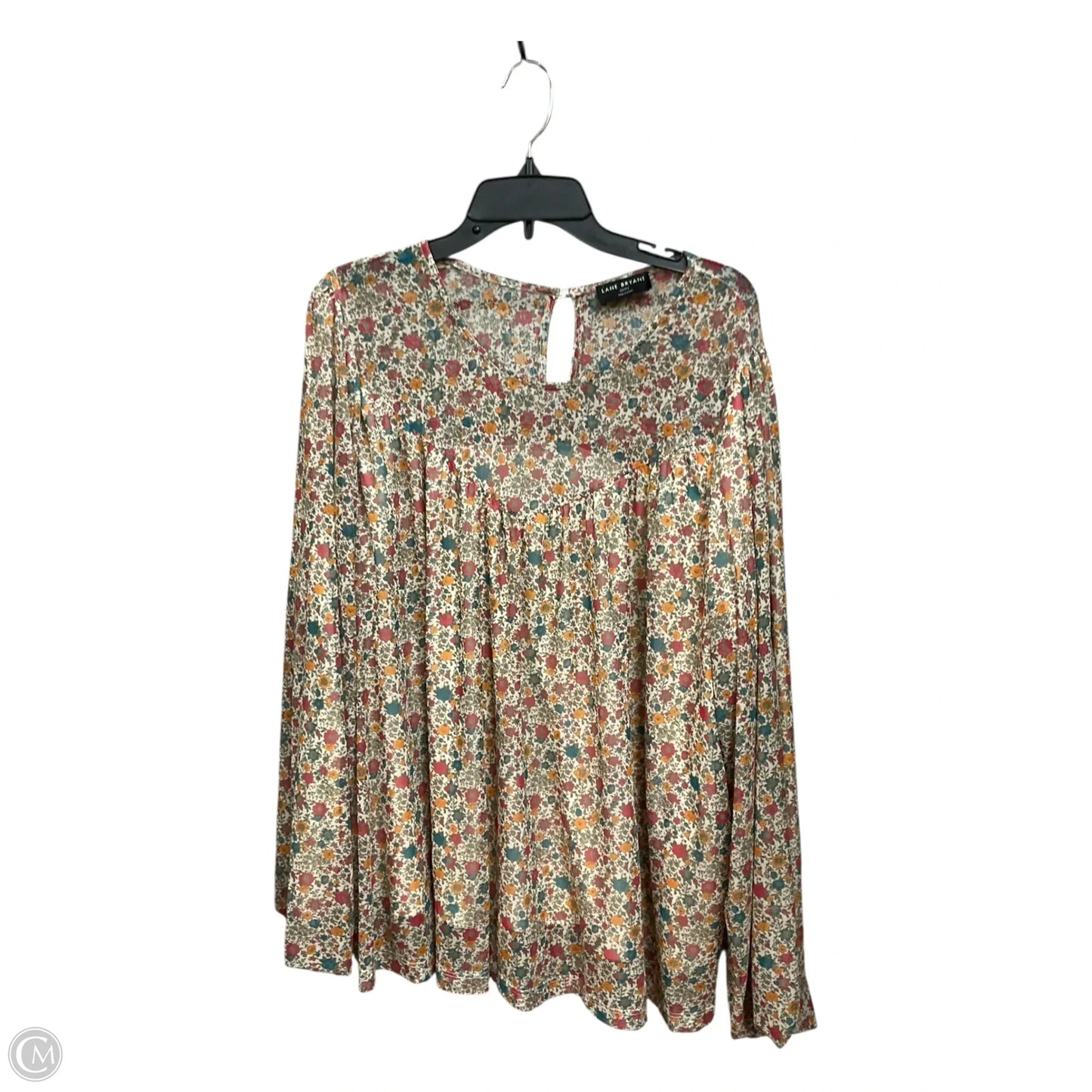 Top Long Sleeve By Lane Bryant In Floral Print, Size: 3x