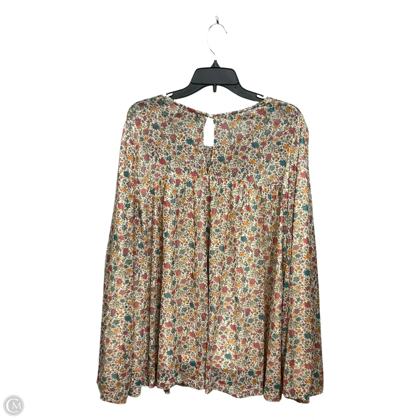 Top Long Sleeve By Lane Bryant In Floral Print, Size: 3x