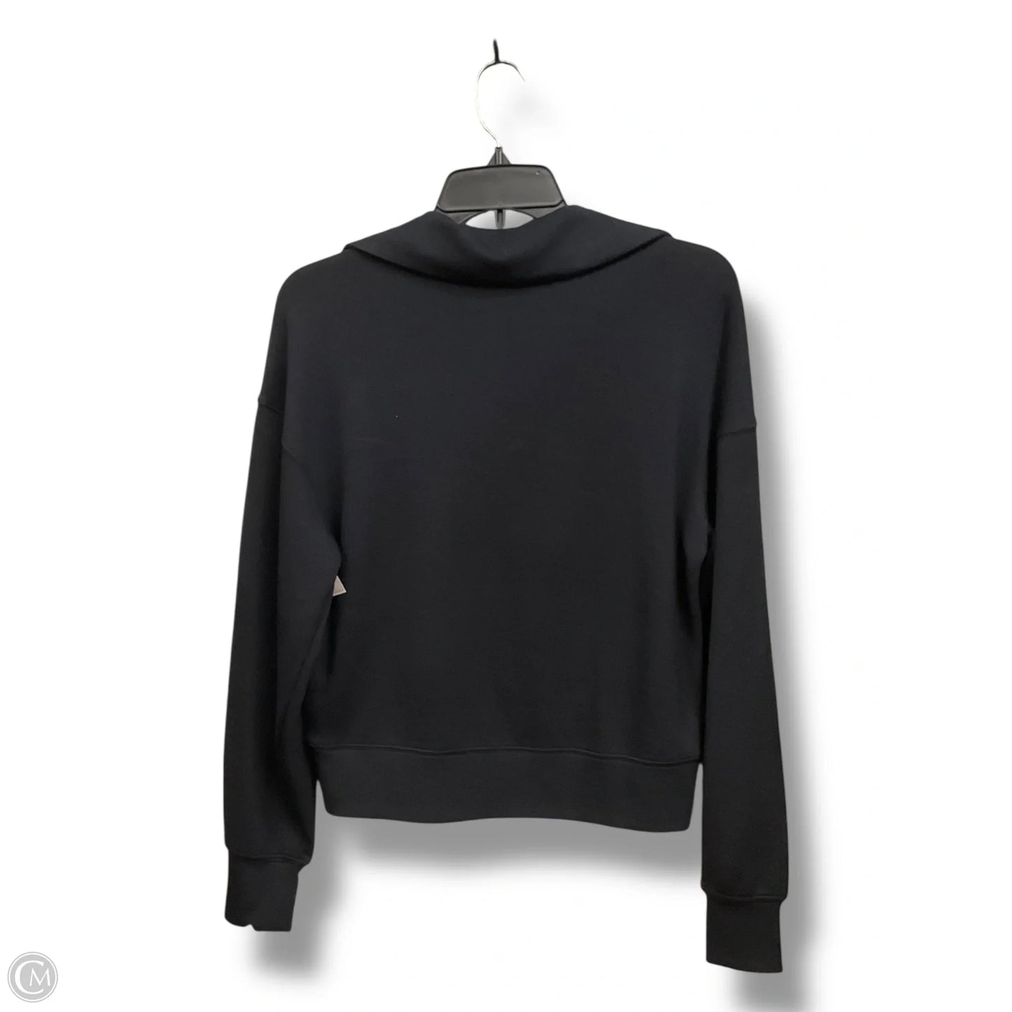 Athletic Top Long Sleeve Collar By Danskin In Black, Size: Xs