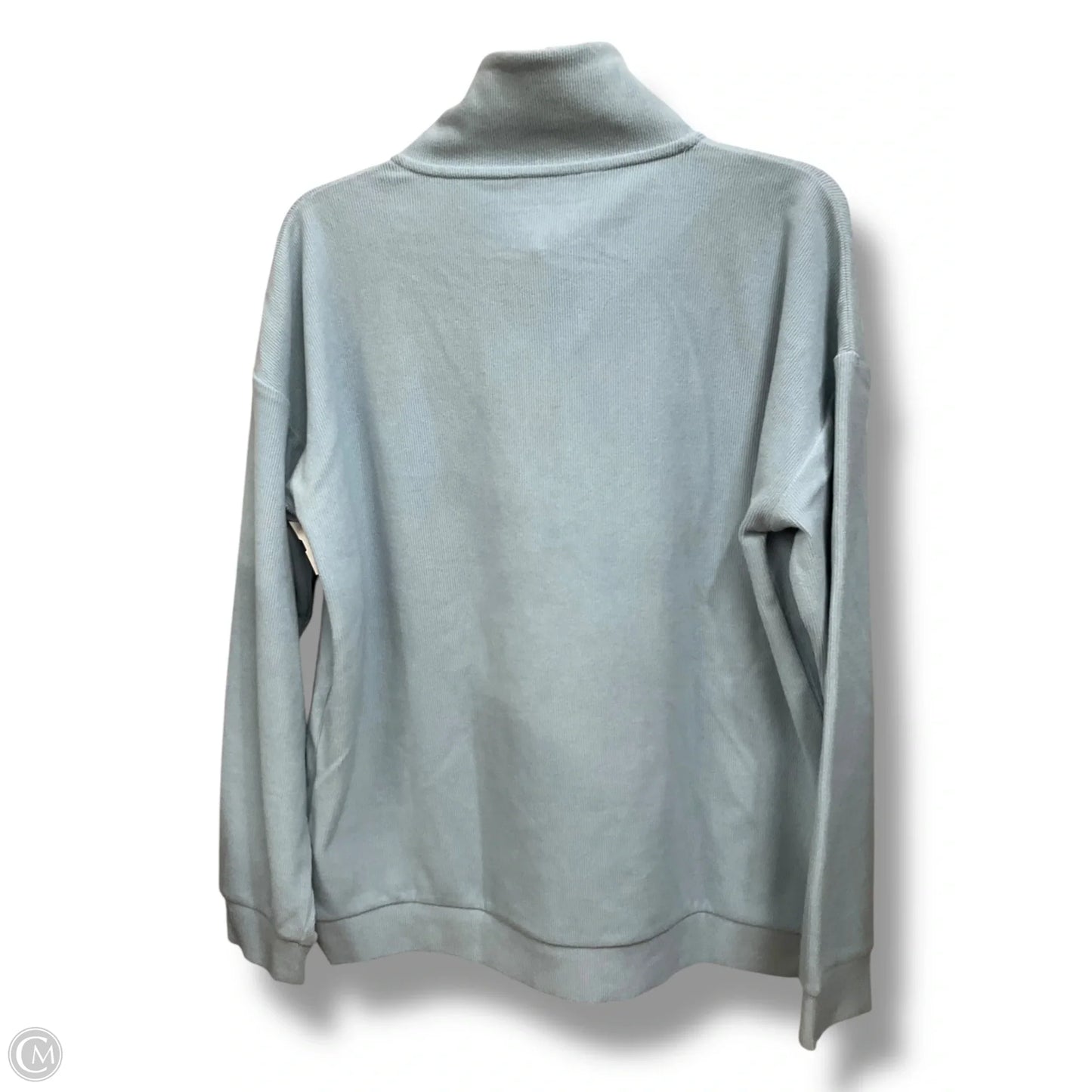 Athletic Sweatshirt Collar By Marc New York In Blue, Size: L