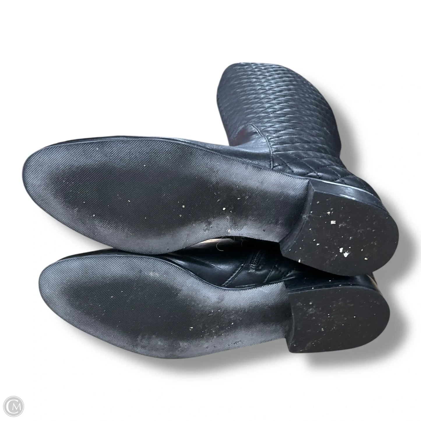 Boots Mid-calf Heels By Chicos In Black, Size: 9.5