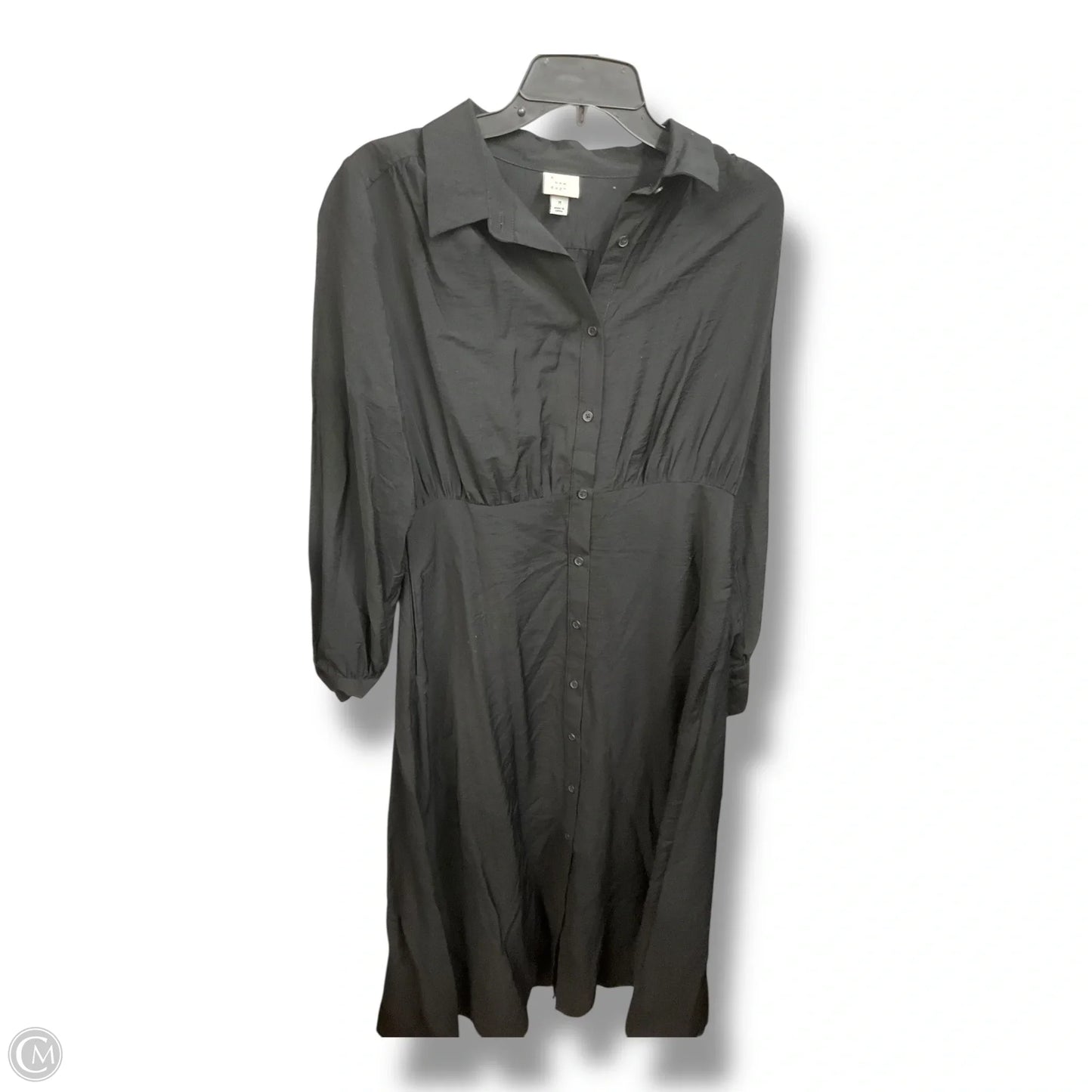 Dress Casual Maxi By A New Day In Black, Size: M