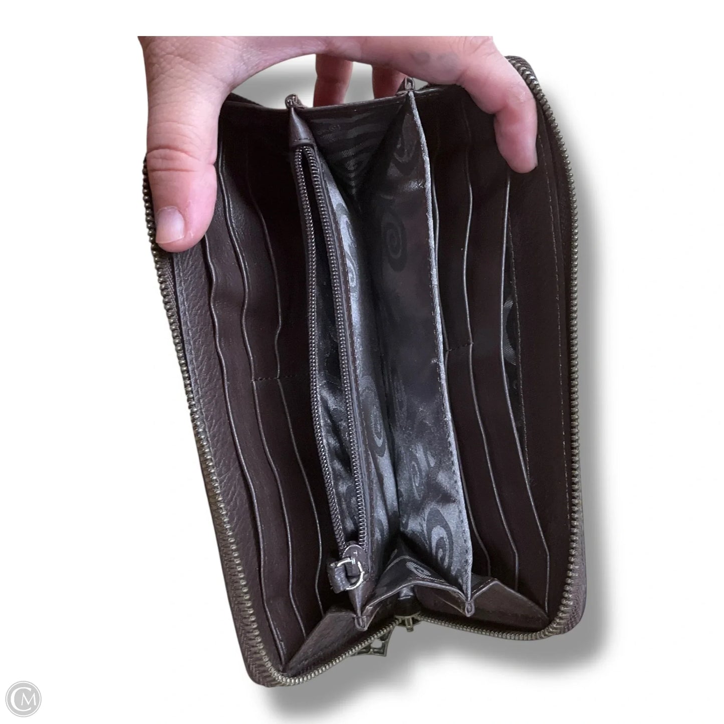 Wallet Leather By Brighton, Size: Large