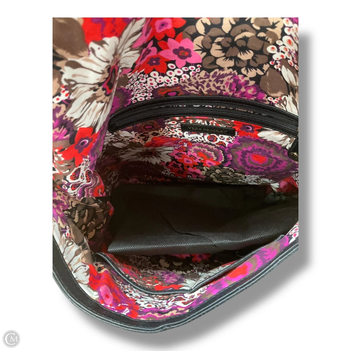 Handbag Leather By Vera Bradley, Size: Large
