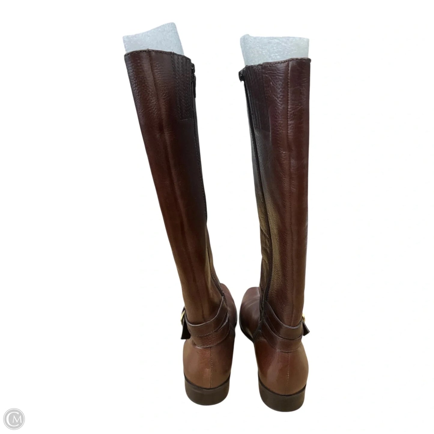 Boots Mid-calf Flats By Talbots In Brown, Size: 7