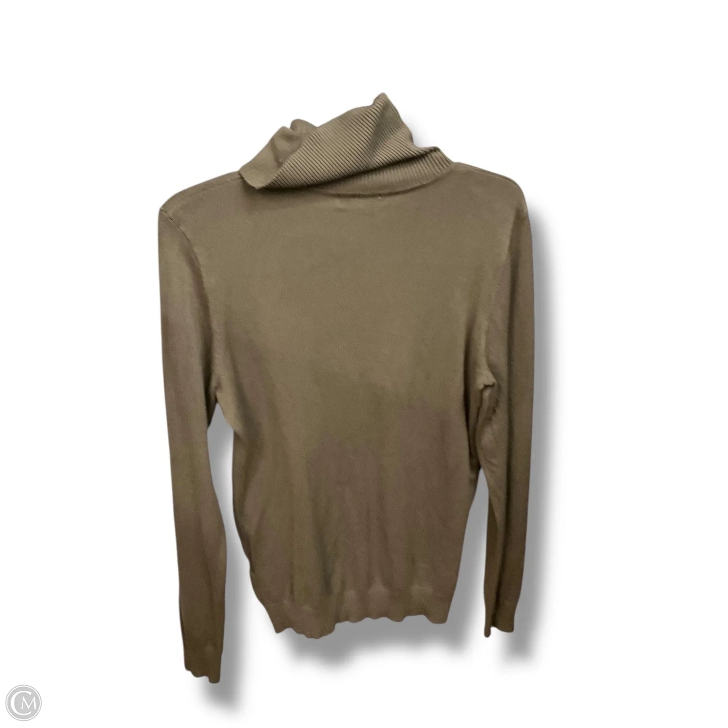 Top Long Sleeve Basic By Calvin Klein In Green, Size: L