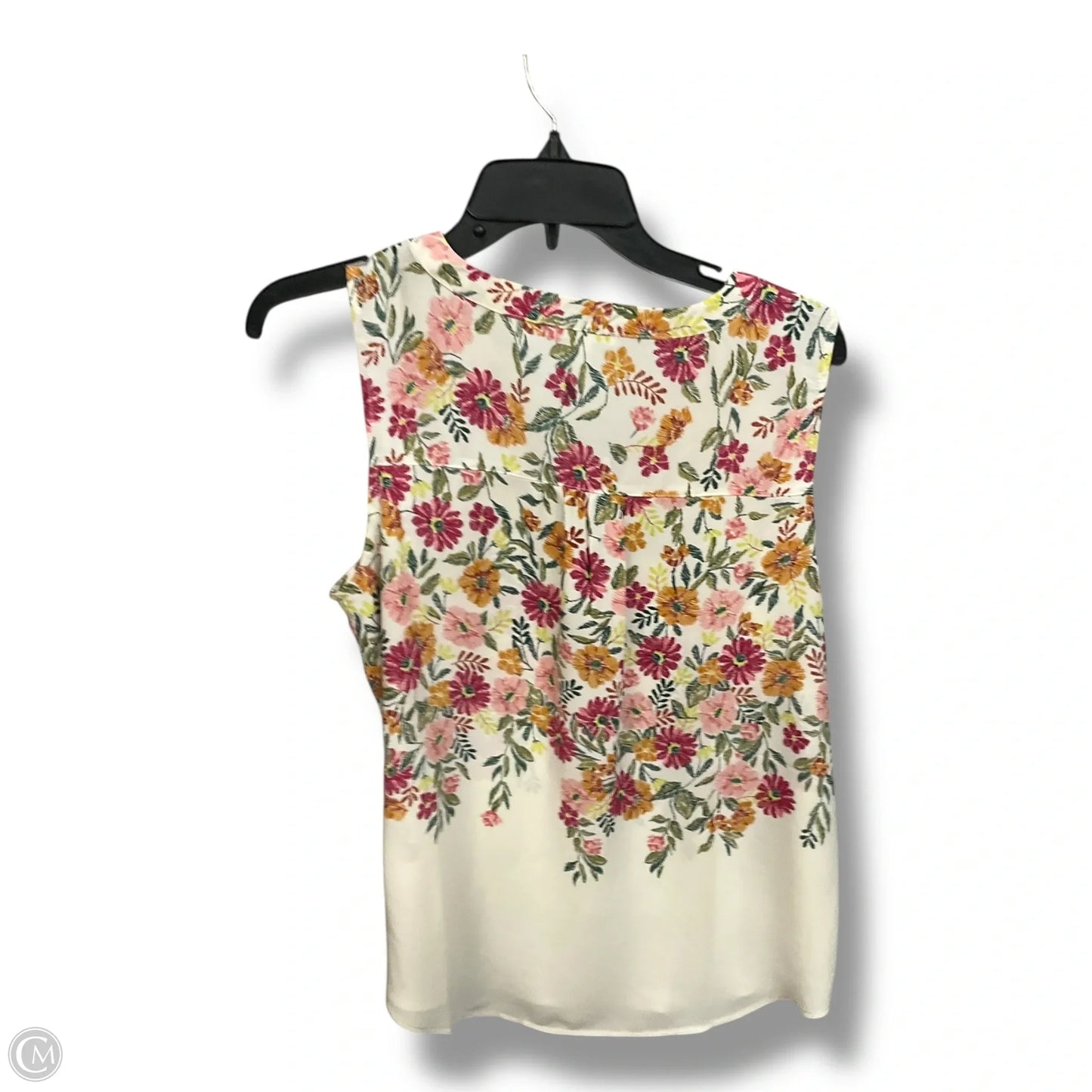 Blouse Sleeveless By Maurices In Floral Print, Size: L