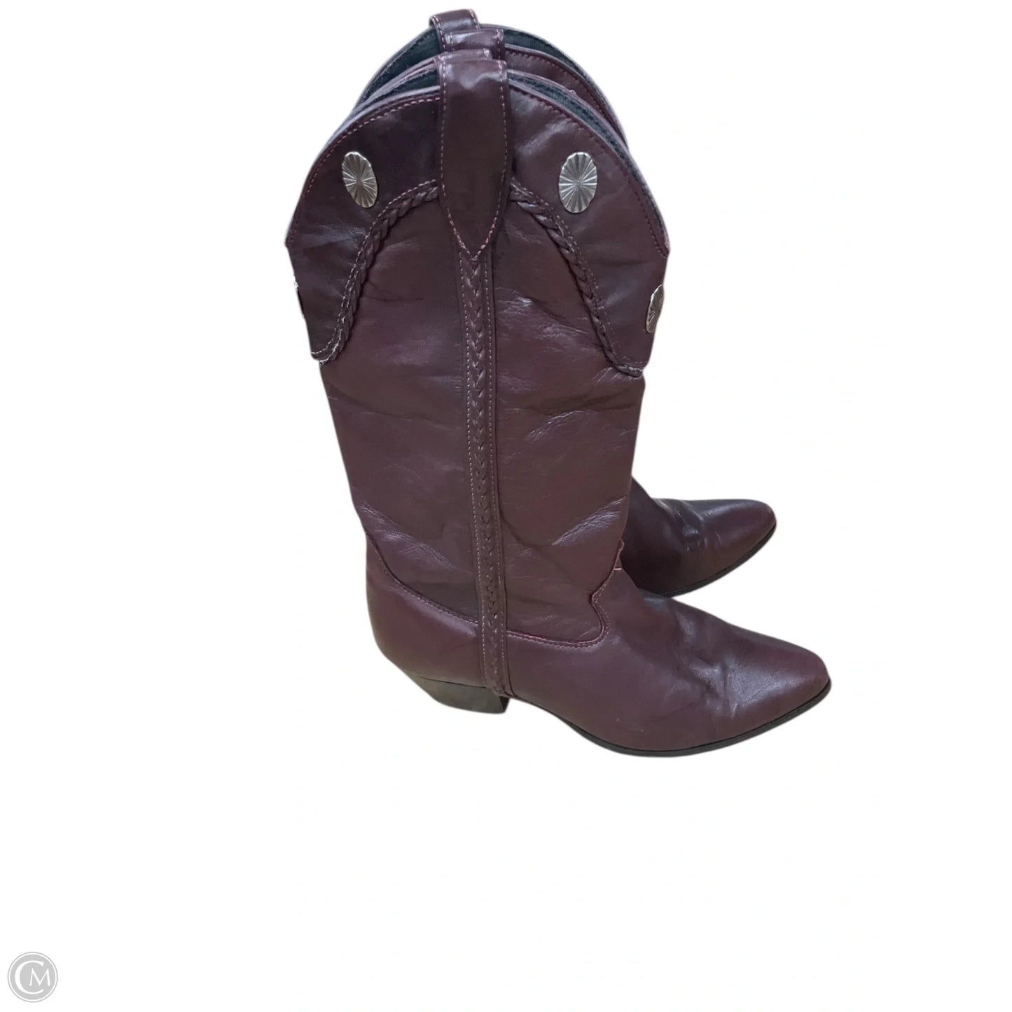 Boots Western By Laredo In Maroon, Size: 8