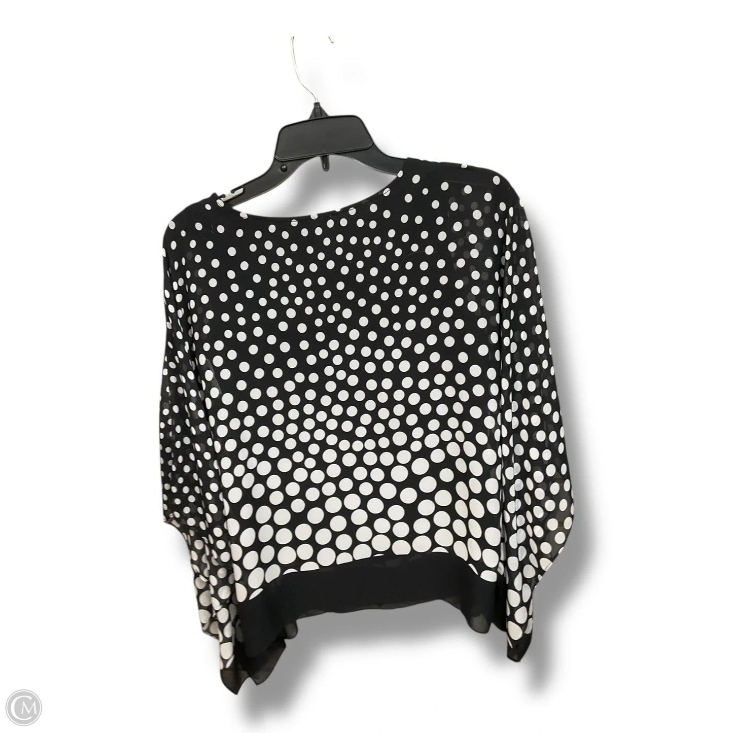 Top Sleeveless By Milano In Polkadot Pattern, Size: S